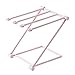 Produktbild HKFV Küchen-Badezimmer-Multifunktionshandtuch-Gestell-Aufhänger-zusammenklappbares Plastikzahnstange Faltbarer vertikaler Lagerregal Becherhalter Handtuchhalter Rack Multifunktionales Lagerregal Multifunktionaler Handtuchhalter (Rosa)