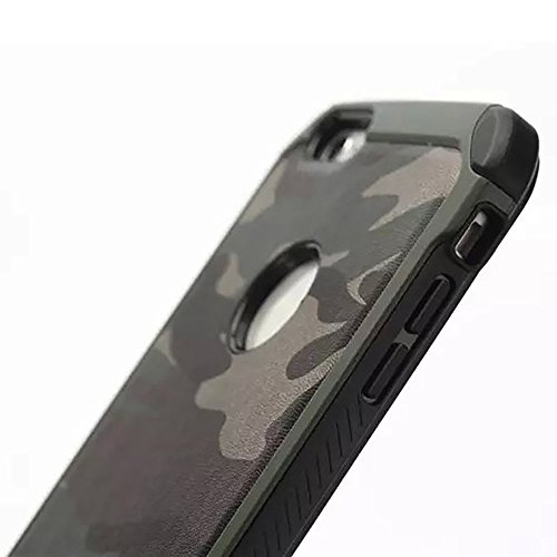 Funda de protecci  n Armor Carcasa robusta y r  gida Protector   Aelgada Antichoque Shockproof Iphone 6 6S  4 7    Verde Militar  Facil co  