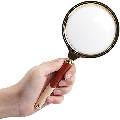 Hand-held Magnifying Glass, Portable High-definition, Magnifying Glass, For The Elderly / Children Reading Professional Optical Electronic Repair