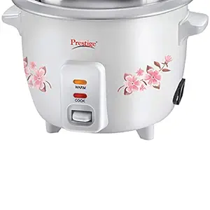 Prestige Delight Electric Rice Cooker PRWO 0.5 (300 watts) Cooks Upto 250 g Rice (White)