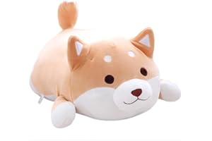 NatureMan Shiba Inu wypchane zwierzę zabawka - urocza pluszowa poduszka Corgi, najlepsza dla chłopców i dziewcząt, może być używana do łóżka i sofy (35 cm)