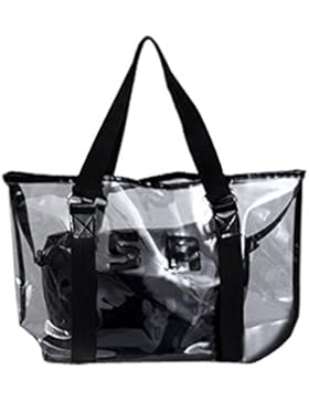 Hrph Art und Weise Frauen-Gelee-Süßigkeit freier transparenter Handtaschetote -Schulter-Beutel-Strand-Tasche