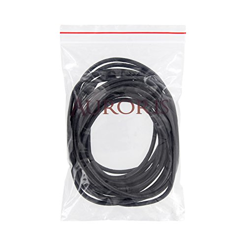 AURORIS – Lederband rund Ø 4 mm – Länge / Farbe wählbar – Variante: 2m / schwarz - 2