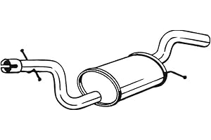 Bosal Mittelschalldämpfer Auspuff 233-719
