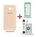 Produktbild iTG® PREMIUM Akkudeckel Reparatur-Set für Samsung Galaxy A3 (2017) Pink (Peach Cloud) - Rückseite Batterieabdeckung Back-Cover für SM-A320F + Vorgeschnittene 3M Klebefolie und iTG® Werkzeug-Set