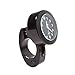 Price comparison product image Universal Waterproof Motorcycle Handlebar Chrome Mount Clock Fit 7/8" or 1" Handlebar Black Dial Watch for Harley/honda/yamaha/street Bike