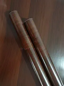 ANNACREATIONS Vinyl self Adhesive Wood Grain Peel and Stick Waterproof Decorative DIY Wallpaper (24 x 100 Inch, Brown)