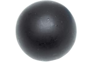 GARDINIA Remates tipo Bola para Cortina, 2x Piezas finales, Metal, Negro mate, Para barras de cortina de Ø 16 mm