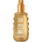 Garnier Ambre Solaire İdeal Bronzluk G&uuml;neş Koruyucu Sprey SPF30 150ML