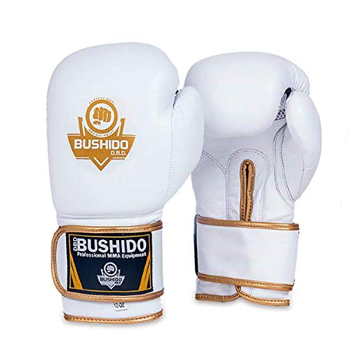 Preisvergleich Produktbild Bushido Rkawice Bokserskie Skóra Biae / 10oz