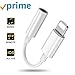 Price comparison product image Headphone Adapter Jack Adapter for iPhone 8 Adapter Connector for iPhone X/XS/XR / 8/8 Plus Headphone Adapter AUX Audio Headphone Adapter for iOS 12 Dispenser Audio Jack Cable Support Music -white