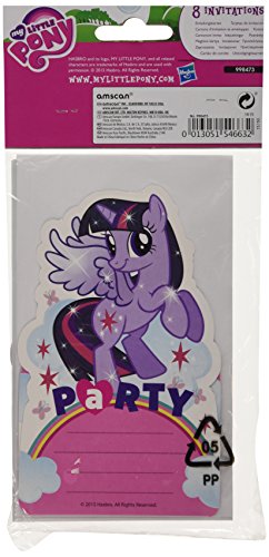 My Little Pony Einladungskarten Stand-Up 8 Stück inkl. Umschläge - 2