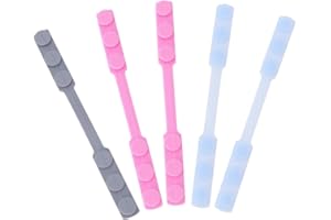 HOMSFOU 20 Pcs Sangles Pour Masques Économiseurs D'Oreille Porte-Masque Sangle De Masque Porte-Masque Accessoire Masque Boucle Masque Crochet D'Oreille Masque Sangle D'Oreille Boucle