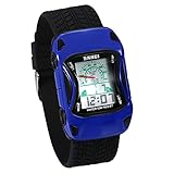JewelryWe Kinder Armbanduhr Sportuhr 50m wasserdicht einzigartie Auto Motiv Digital Uhr Stoppuhr mit Zwei Zeitzonen, Alarm und Kalender