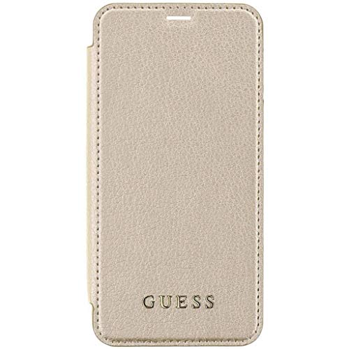 Preisvergleich Produktbild Guess Back Foliocase Gold-transparant für das iPhone Xr