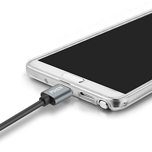 PIHEN Micro B C  ble  C  ble de charge et de synchronisation USB 3 0    Micro USB 3 0 avec connecteur en aluminium pour Toshiba Canvio  Disque dur externe WD  Samsung Galaxy S5  0 5m 