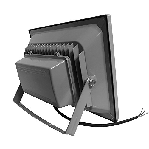 SAILUN 50W LED Fluter Floodlight Strahler Licht Scheinwerfer Außenstrahler Wandstrahler Silber Aluminium IP65 Wasserdicht AC 85 – 265V WarmWeiß - 4