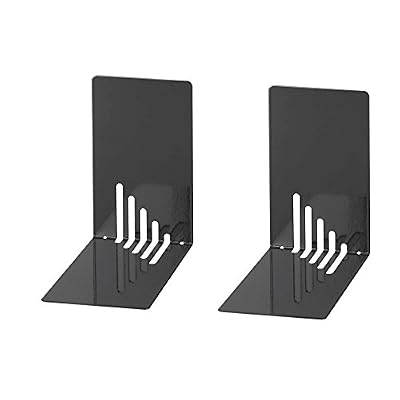 Wedo 1021001 Lot de 2 Serre-livres Noir
