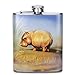Produktbild Rundafuwu Flask for Liquor and Funnel, Hippo Baby Hip Flask for Liquor Stainless Steel Bottle Alcohol 7oz