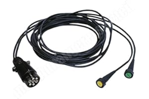 meinAnhängerersatzteil Aspöck Kabelsatz Anhängerkabel 7pol. 4m mit Bajonettanschluss