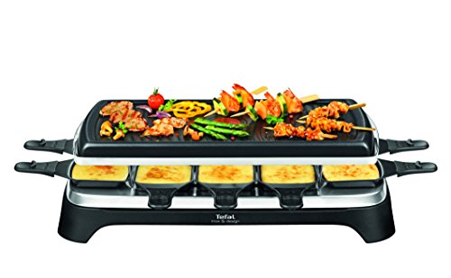 Tefal RE4588 Raclette-Grill für 10 Personen, 1350 W, schwarz / edelstahl - 4