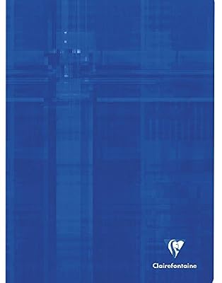 Clairefontaine 3101C Lot de 10 Cahier piqué 21 x 29,7 48 pages séyès - Coloris aléatoire