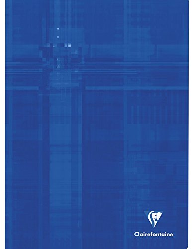 Clairefontaine63161C A Stapled Notebook - A4 21x29.7 cm - 96 Seyes Ruled Pages - White Paper 90 g - Laminated Card Cover Random Colour