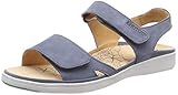 Abriebfeste Sohle Ganter Damen GINA-G Offene Sandalen, Blau (Jeans), 43 EU