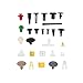 Produktbild ONEVER 500 St¨¹ck Autot¨¹rverkleidung Clip Fasteners Auto Auto Nietverbinders Clip Sortimente Kit Push-Motorabdeckung Fender Befestigerclips Pin