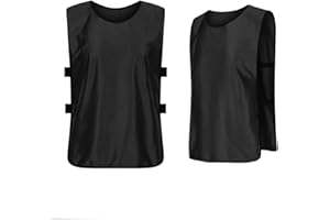 Cheuling 12 Stück Sport Trikot Leibche Fußball Trainingsleibchen für Kinder und Erwachsene, Markierungshemd Trainingsleibchen Team-Spiel Bibs für Herren Damen Senioren Junioren