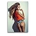 Produktbild Premium Textil-Leinwand 50 cm x 75 cm hoch Ein Motiv aus dem Kalender Traumfrauen. Sündhaft schön