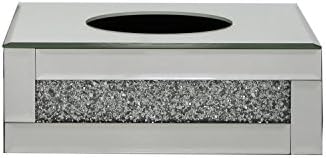 Value Fabiana Medium Modern Mirror Cube Tissue Paper Box Cover Holder Dispenser
