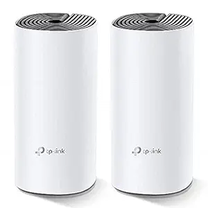 (Renewed) TP-Link Deco M4 Whole Home Mesh Wi-Fi System, Seamless Roaming and Speedy (AC1200), Work with Amazon Echo/Alexa, Router and Wi-Fi Booster, Parent Control Router, Pack of 2