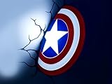 Philips Wandleuchte Captain America Schild 3D LED Lampe mit Sticker P15040GI - 2