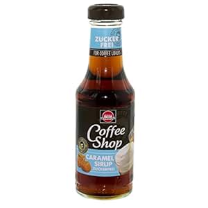 Schwartau Coffee Shop Caramel Sirup, zuckerfrei, für Kaffee, Dessert und Cocktails, 200ml ...