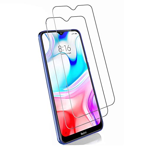 Flysee Vetro Temperato per Xiaomi Redmi 8 / Remi 8A, [3 Pezzi] Pellicola Protettiva per Xiaomi Redmi 8 / Remi 8A, Anti-Graffio, Senza Bolle, HD Chiaro, 9H Durezza, Custodia Compatible