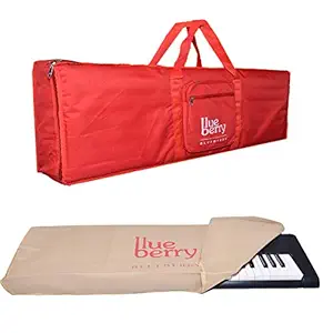 Blueberry dust cover and Red Bag suitable for Casio CT-X870 Digital Keyboard