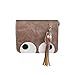 Produktbild Einfache Art-Gedruckte Troddel-Schulter-Beutel Crossbody-Tasche Handtasche Kleine Klappen-Beutel-Frauen Stilvolle Taschen Weiches Leder-beiläufiger Tag Bag