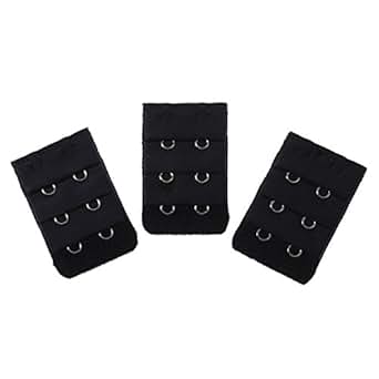 CellDeal 3 x Bra Extender, 2 Hook, Ladies Bra Extension