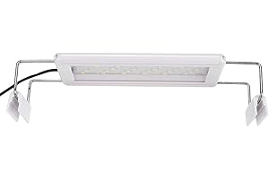 Lipcowe letnie prezenty Cuque Lampa do akwarium, lekka lampa do akwarium, lampa LED, niskie zużycie energii, z uchwytem, oświetlenie do akwarium