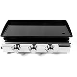 Plancha 3 feux Inox Plaque en fonte émaillée  BQ 6391F Contact 