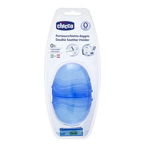 Chicco 2er Schnullerbox, blau - 2