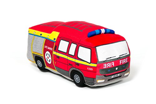 Preisvergleich Produktbild British Fire Engine 3D Plüsch weich Spielzeug