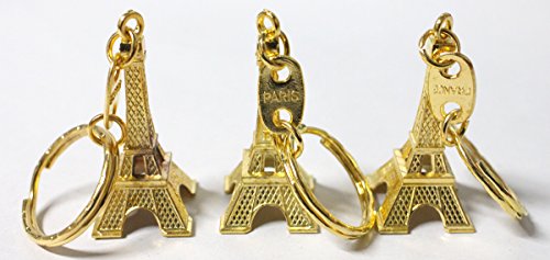 Autre Unidades 50 Key-Anillos Color Dorado diseño de la Torre Eiffel
