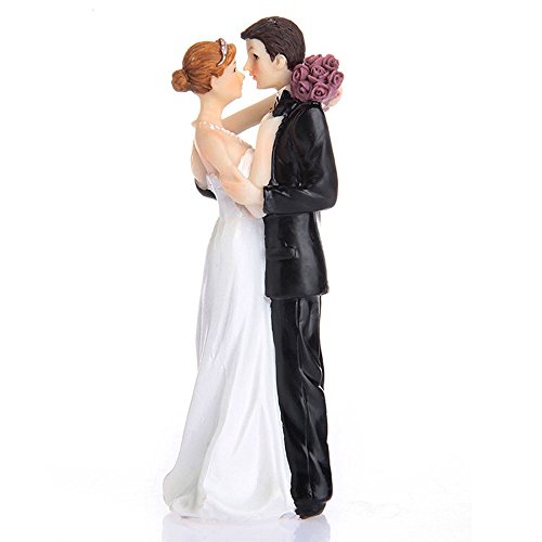 Hohe Qualität Kunstharz Hochzeitspaar Braut und Bräutigam/Dekoration Ornament Tisch omantic Hochzeit Party Dekoration Liebenswürdig, Figur Craft Geschenk 1*