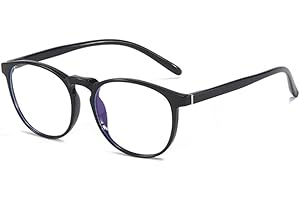 LNTICB Occhiali Anti Luce Blu Occhiali da Vista Computer TR90 Montatura Lente Chiara Super Leggera Neutri Moda Blocco UV Anti-affaticamento per PC TV e Gaming