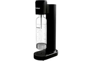 ‎SODAPOP Sodapop Wassersprudler Cooper schwarz inkl. 1x PET-Flasche, Stylisch und platzsparend, Höhe 44,9 cm