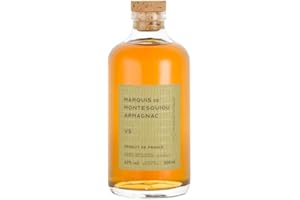 MARQUIS DE MONTESQUIOU - VS - Armagnac - Origine : France/Gascogne - Alcool : 43% - Notes de Pomme & Banane flambée - 50cl