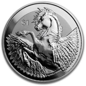 2018 British Virgin Islands Reverse Pegasus 1oz Silver Coin
