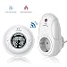 Produktbild NASHONE Funk Thermostat Steckdose RF Stecker, Infrarotheizung Thermostat mit Heizungs- und Kühlmodus, Fernbedienungs-Temperatursensor, LCD-Bildschirm mit weißer Hintergrundbeleuchtung